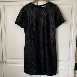 DVF little black dress in size 14